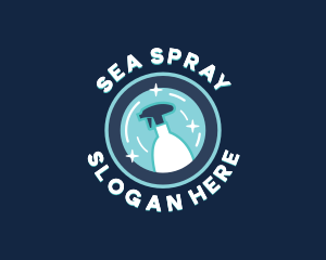 Cleaner Spray Housekeeper logo design