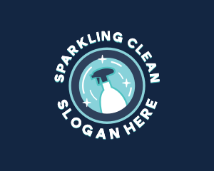 Cleaner - Cleaner Spray Housekeeper logo design