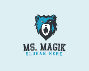 Sports Team - Grizzly Bear Beast logo design