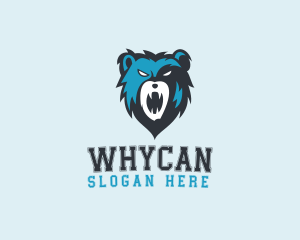 League - Grizzly Bear Beast logo design