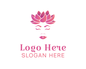 Lotus - Face Beauty Salon Lotus logo design