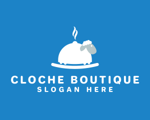 Sheep Cuisine Cloche logo design