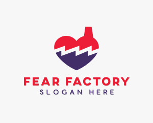 Broken Heart Factory  logo design