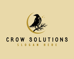 Raven Crow Aviary logo design