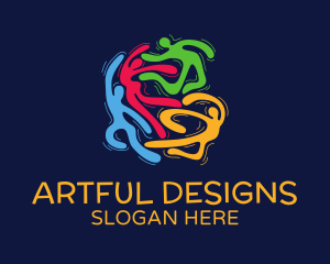 Happy Dancing Community logo design