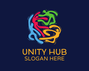 Community - Happy Dancing Community logo design