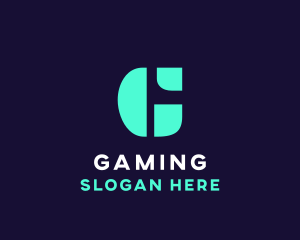 Modern Gaming Computer  logo design