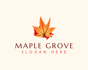 Maple Canada Leaf logo design