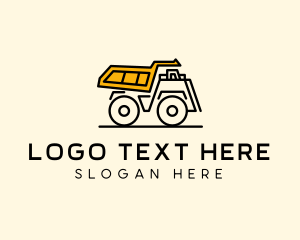 Tools - Dump Truck Vehicle logo design