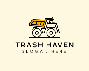 Dump Truck Vehicle logo design