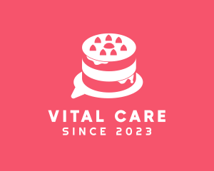 Cake Shop - Pastry Cake Chat logo design