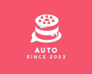 Dessert - Pastry Cake Chat logo design