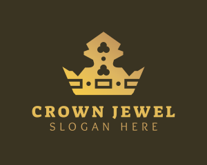 Golden Crown Jewel logo design