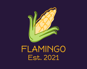 Corn - Corn Plant Farm logo design