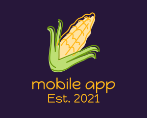 Crop - Corn Plant Farm logo design