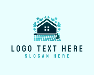 Tiles - Bubble Tiles Power Washer logo design