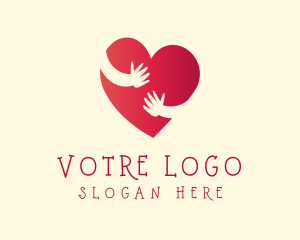 Care - Heart Hug Foundation logo design