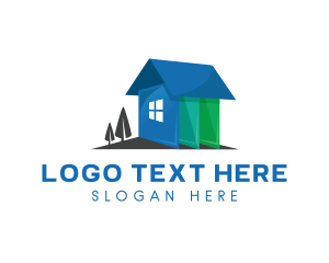 House Flooring Business Logo