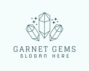 Precious Gem Sparkles logo design