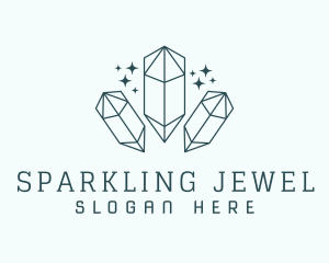 Precious Gem Sparkles logo design