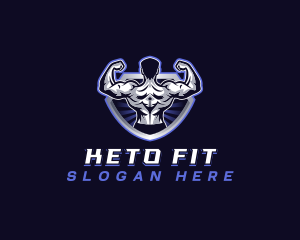 Gym Shield Fitness logo design