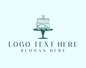 Sweet - Wedding Cake Pastry logo design