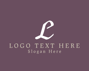 Customize - Elegant Cursive Minimalist logo design