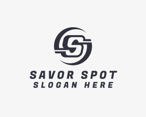 Freight Logistics Letter S logo design