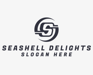 Freight Logistics Letter S logo design