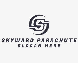 Freight Logistics Letter S logo design