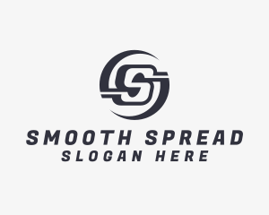 Freight Logistics Letter S logo design