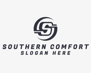 Freight Logistics Letter S logo design