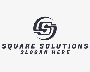 Freight Logistics Letter S logo design