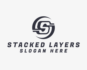 Freight Logistics Letter S logo design