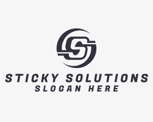 Freight Logistics Letter S logo design