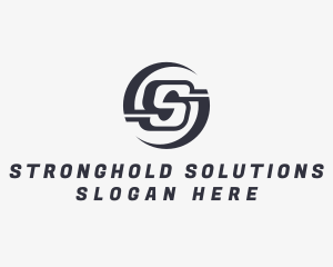 Freight Logistics Letter S logo design