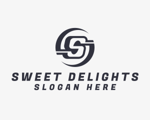 Freight Logistics Letter S logo design