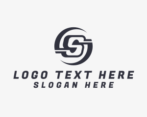 Courier - Freight Logistics Letter S logo design