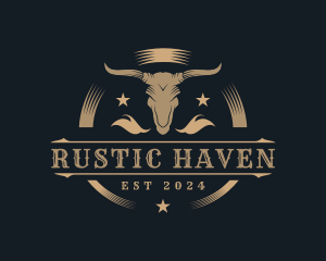 Bull Horn Ranch logo design