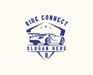 Rideshare - Sparkling Car Vehicle logo design