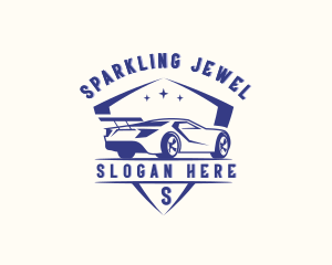 Sparkling Car Vehicle logo design