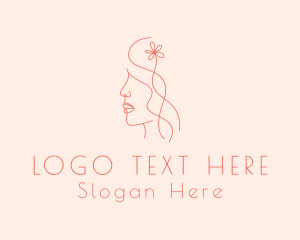 Facial - Woman Skincare Salon logo design