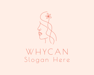 Woman Skincare Salon Logo