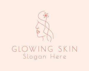 Woman Skincare Salon logo design