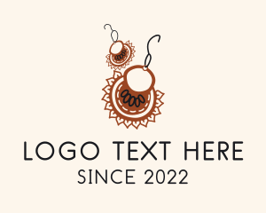 Macrame - Boho Earring Boutique logo design