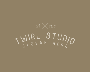 Minimalist Studio Business logo design