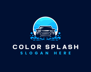 Car Wash Cleaning Vehicle logo design