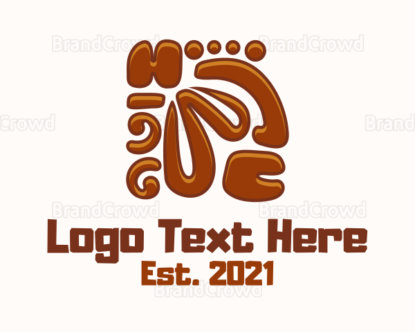 Aztec Wood Carving Logo