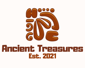 Aztec Wood Carving logo design