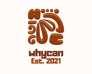 Ancient-tribe - Aztec Wood Carving logo design